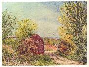 Alfred Sisley Weg in Veneux-Nadon im Fruhling oil painting